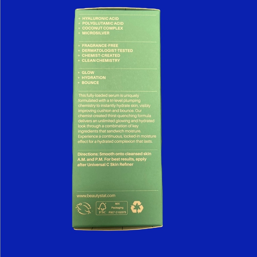 Triple-Plump Coconut Milk Serum in Mint Green and Cream - Picture 5 of 5